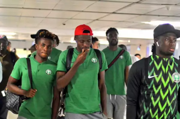 Photos Of Super Eagles Arriving South Africa